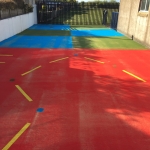 Rubber Wetpour Surfaces in Hele 9