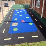 Rubber Wetpour Surfaces in Easington 3