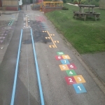 Rubber Wetpour Surfaces in Shelford 1