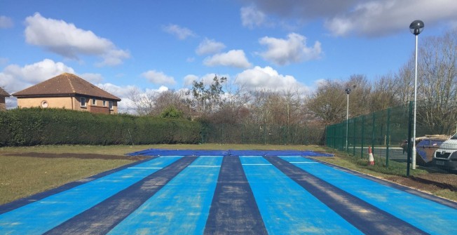 Long Jump Runway Construction  in Bridgend