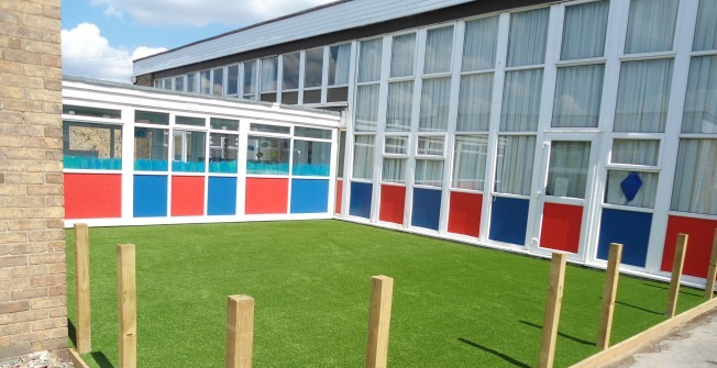 Artificial Grass Play Surfacing in Gateside