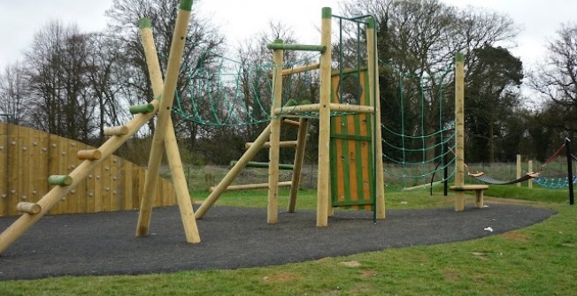 Resin Bound Rubber Mulch in Bridgend