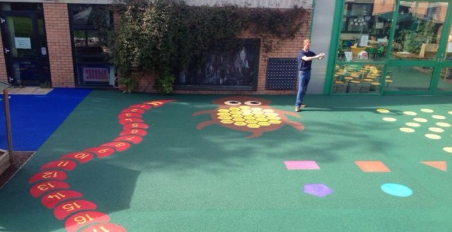 Rubber Wetpour Surfacing in Aston